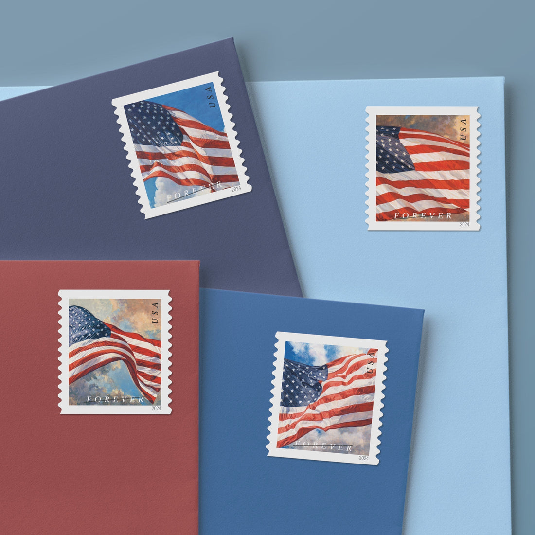 Cheap Forever Stamps: American Flag Stamps - A Collector's Guide (1950–2024)