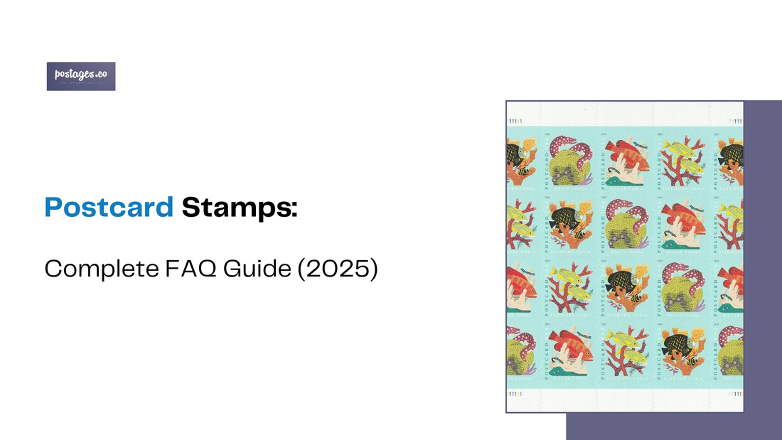 Postcard Stamps: Complete FAQ Guide 2025