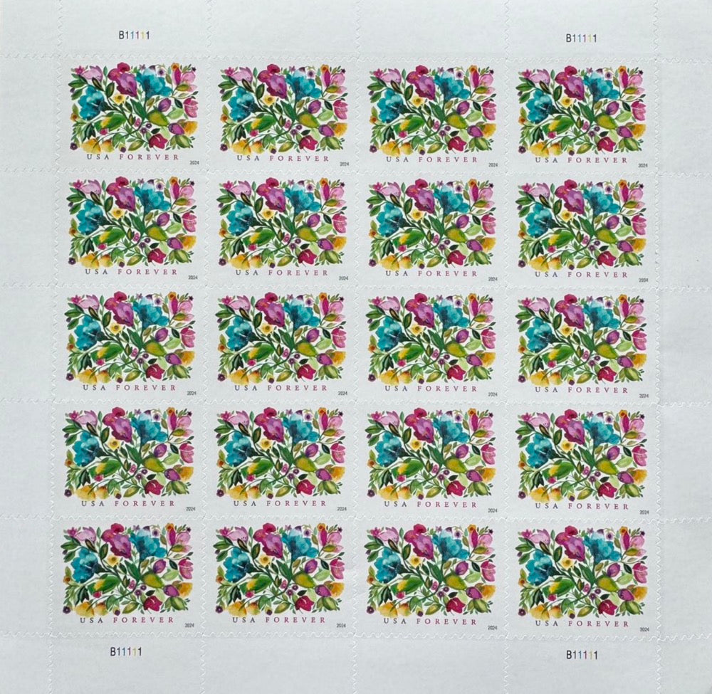 2024 Celebration Blooms Stamps Forever Stamps image 0