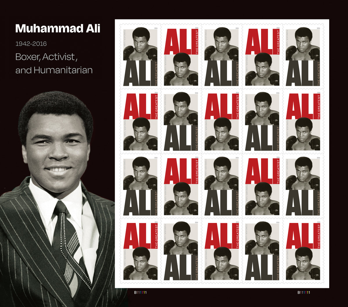 Muhammad Ali Forever Postage Stamps