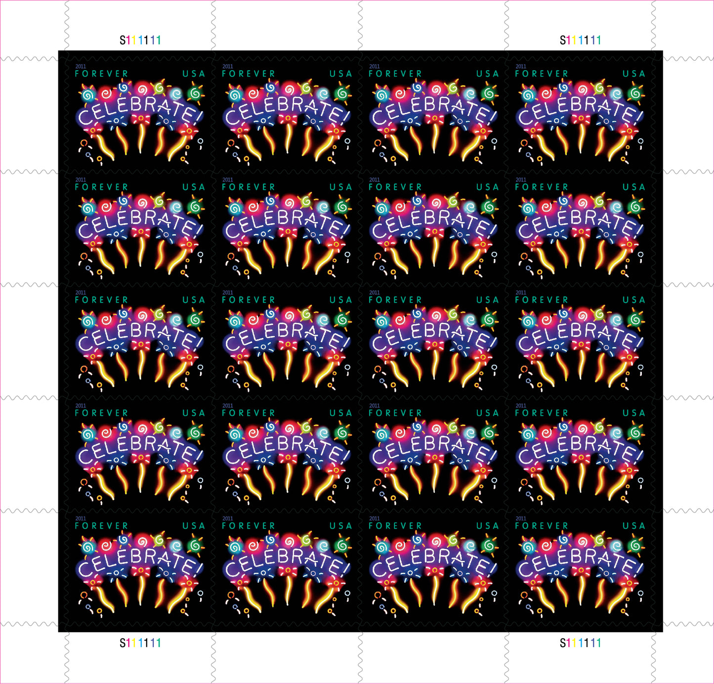 Celebrate Forever First Class Postage Stamps