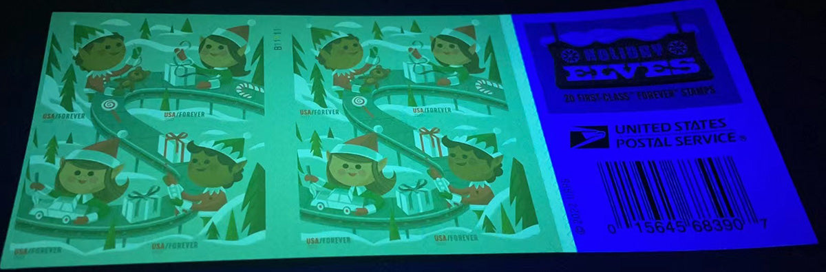 USPS Holiday Elves Forever Postage Stamps image 2