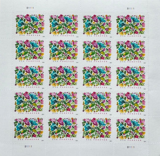 2024 Celebration Blooms Stamps Forever Stamps image 0
