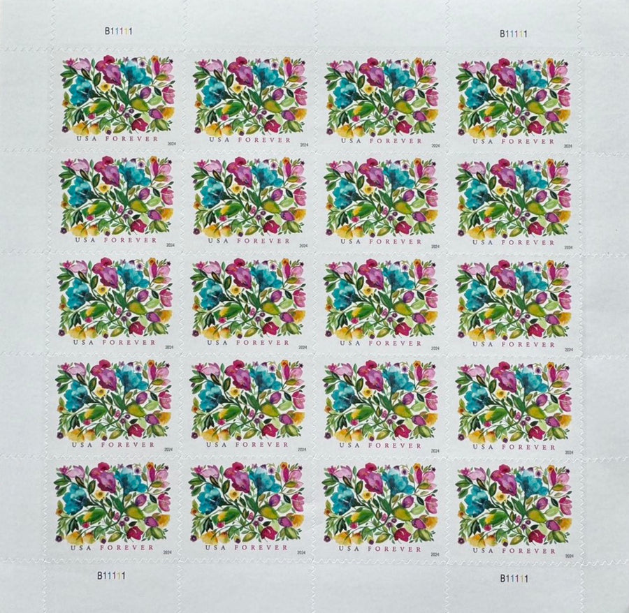 2024 Celebration Blooms Stamps Forever Stamps