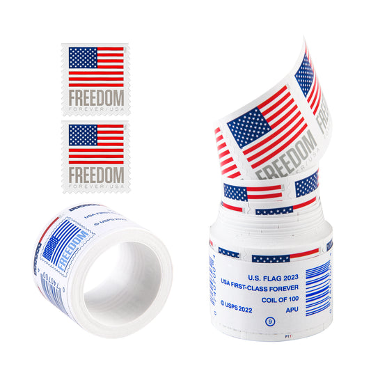2023 US Flags / Freedom Booklets Rolls Forever First Class Postage Stamps image 1