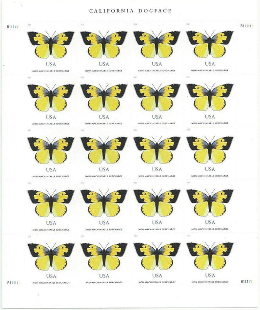 USPS California Dogface Butterfly Forever First Class Postage Stamps image 0