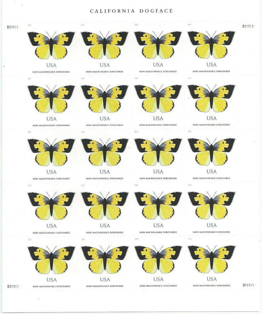 USPS California Dogface Butterfly Forever First Class Postage Stamps