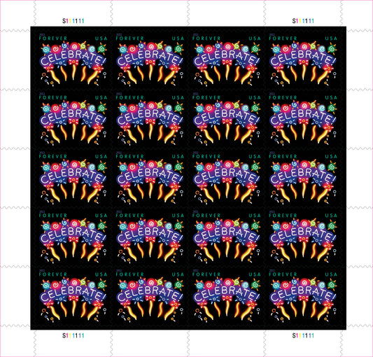 Celebrate Forever First Class Postage Stamps